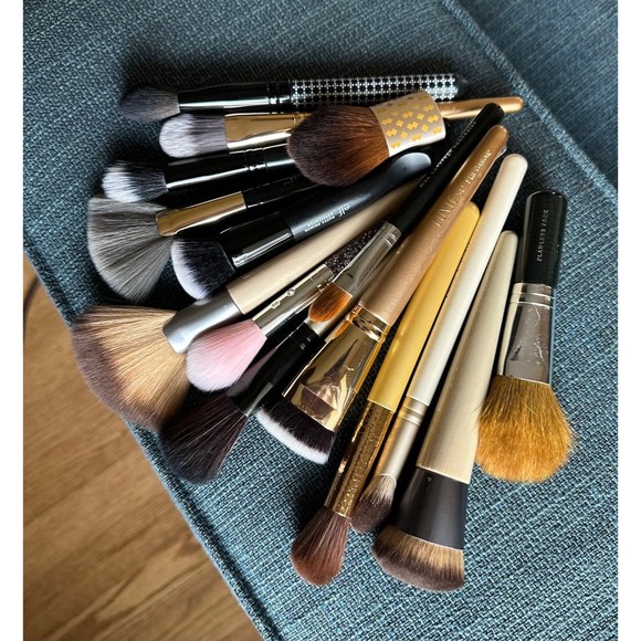 Luxie Eco Tools MOTD Face Makeup Brushes Contour Highlight Concealer 15 pc Set - Picture 5 of 12